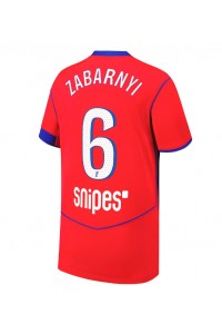 Paris Saint-Germain Illia Zabarnyi #6 Jalkapallovaatteet Kolmaspaita 2025-26 Lyhythihainen